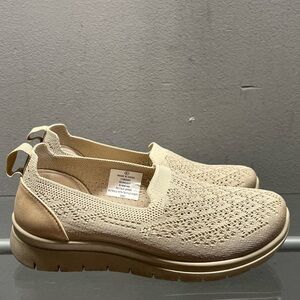 Women's Beige Slip-On Shoes